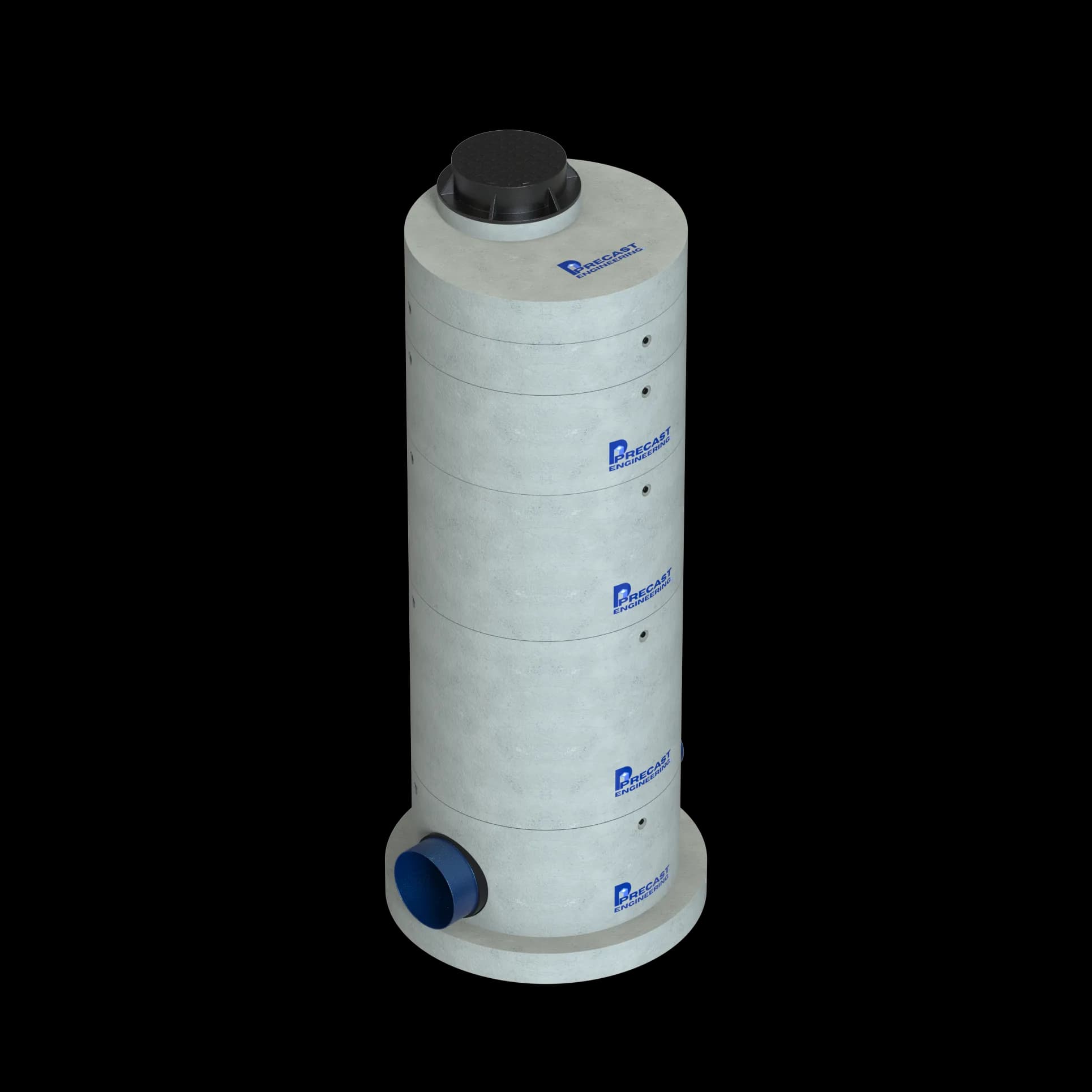 1200mm precast manhole barrel